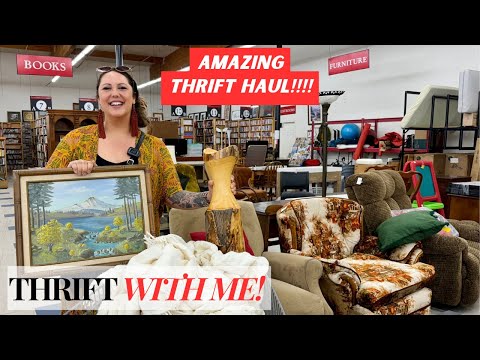 WE SCORED AT THE FIRST STOP! Thrift With Us! Reselling Vintage Shopping Vlog