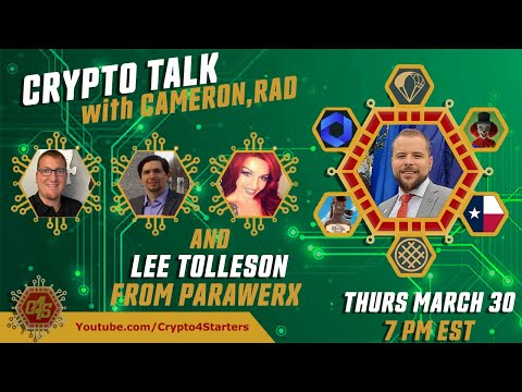 #CRYPTO TALK LIVESTREAM WITH THE #PARAWERX TEAM!