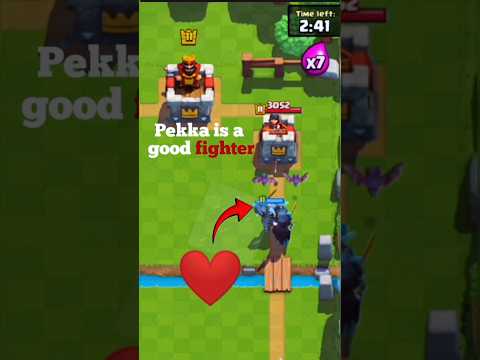 Can pekka and knight witch can 3 crown 👑#clashroyale #supercell #shorts