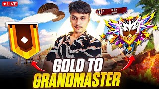 🔴[Live] Dominating Top 1 Grandmaster V Badge Lobby🗿😤Serious Grandmaster Pushing😡-Garena Free Fire !!