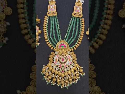 Premium quality heritage long haar/high brass/Meenakari/sworski stone/WhatsApp 9535614642