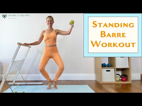 10 Minute Standing Barre Workout - Barre Workout at Home!