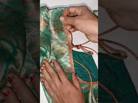 Rasi butta hands blouse design #Trendy Puff Sleeves blouse design #fashion #shortsviral