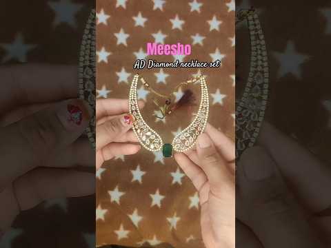 Meesho viral ad diamond beautiful jewellery set just for ₹700  Comment for link 🖇️