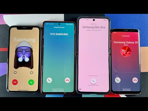 Incoming Call IPhone XR + Motorolla Razr 40 Ultra + Samsung Galaxy Note 10 + Samsung Galaxy S9