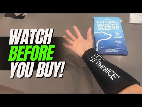 Watch Before You Buy! - The BEST ICE Compression Sleeve?! TheraICE