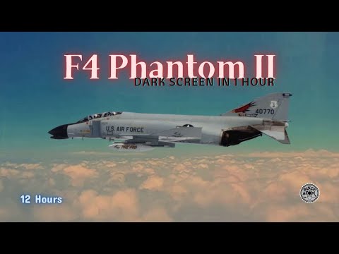 Relaxing F4 Phantom II Flight Sounds for Deep Sleep and Relaxation | White Noise for Insomnia Relief