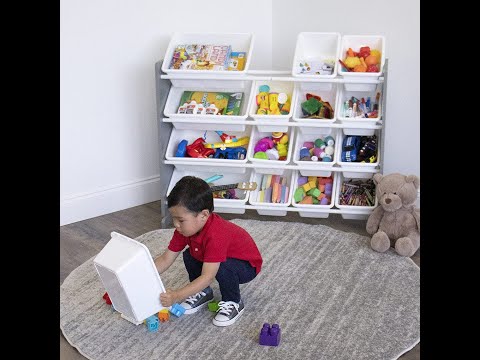 Humble Crew Supersized Wood Toy Storage Organizer, Extra Large, Grey White   Everything Else Amazon