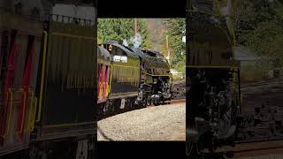 Iron Horse Fall Foliage Ramble Passenger POV Reading & Northern T1 #2102 #steamengine #steamtrain