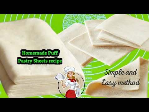 Puff Pastry Sheets Recipe - How to make Puff Pastry Sheets at home?