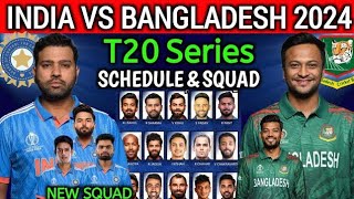 Team India Announced T20 Squad to face Bangladesh In T20 Series || New Face In Indian Squad