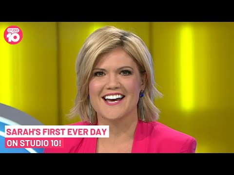 Sarah’s First Day on Studio 10