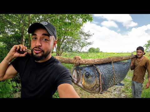 HUGE Fish Curry in Sri Lankan Village (50kg Catch & Cook) 🇱🇰