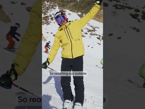 Ski like an Athletic BANANA! | #shorts