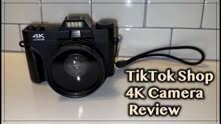 Review: TikTok Shop $60 4K Vlogging Camera | Adjusted  Settings & More! Is it worth the HYPE?!