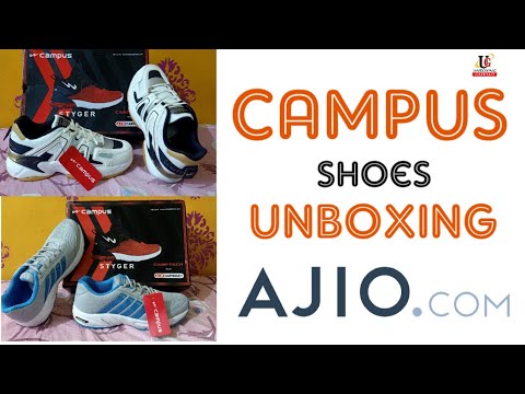 Campus shoes unboxing bye from Ajio.com..(UG Unboxing Guruji)