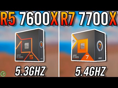 Ryzen 5 7600X vs Ryzen 7 7700X - 1080p/1440p/4K