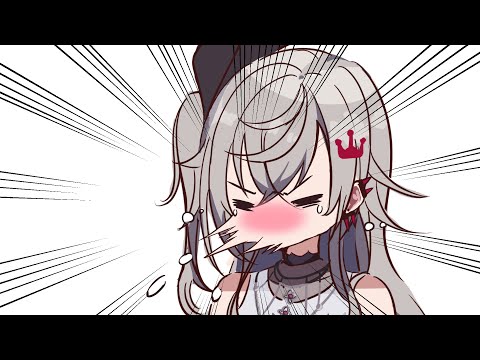 【手描き】とんでもなくかわいいくしゃみを披露する響咲リオナ