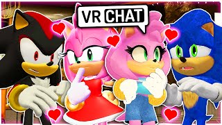 Movie Sonic, Movie Amy, Shadow & Amy's Double Date! (VR Chat)