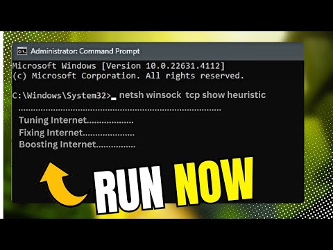 How To Speed Up Internet Using CMD⚡(Command Prompt Fix)