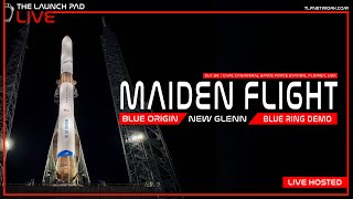 LIVE! Blue Origin New Glenn Maiden Flight