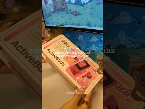 🩰Barbie pink mp3 player aesthetic unboxing #y2k #aesthetic #unboxing #mp3