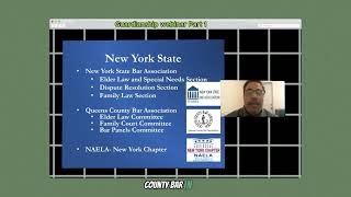 Guardianship Webinar Part 1: From Incapacity to Court Appointment Welcome to Part 1 of my