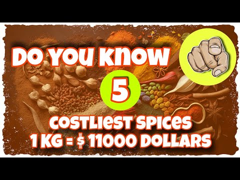 The World's Most Expensive Spices | 5 Most Costliest Spices In the World 🌎