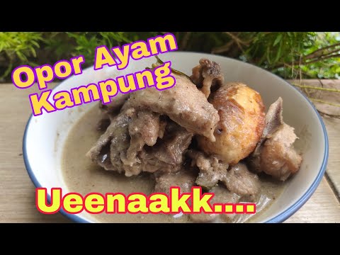 RESEP OPOR AYAM KAMPUNG