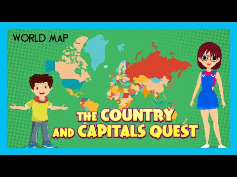 THE COUNTRY AND CAPITALS QUEST | TIA & TOFU | EDUCATIONAL VIDEO FOR KIDS