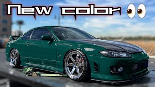 New Color Reveal On My S15 Spec-R 😍