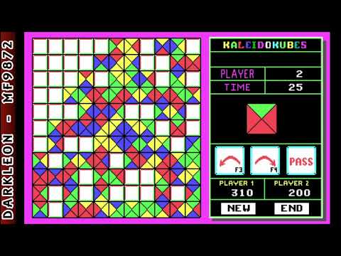 KaleidoKubes © 1989 Artwork Software - PC DOS - Gameplay