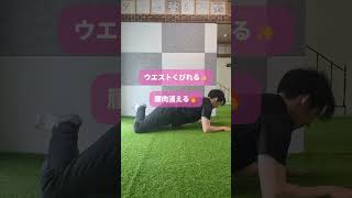 ひねるだけ！美くびれ爆誕##ダイエット #くびれ #下半身痩せ#shorts