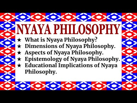 #NYAYAPHILOSOPHY#EasternSystemOfPhilosophy#NyayaSutras It's Dimensions, Aspects, Epistemology...