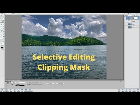 How To Do Selective Edit with a Clipping Mask - Photoshop Elements