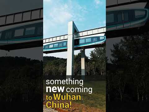 SkyTrain coming soon to Wuhan, China! #monorail  #skytrain #train #trainsofinstagram #china #funcari