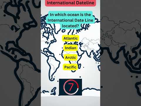 Trivia Challenge for Geography Buffs!  #geographychallenge #ocean #internationaldateline