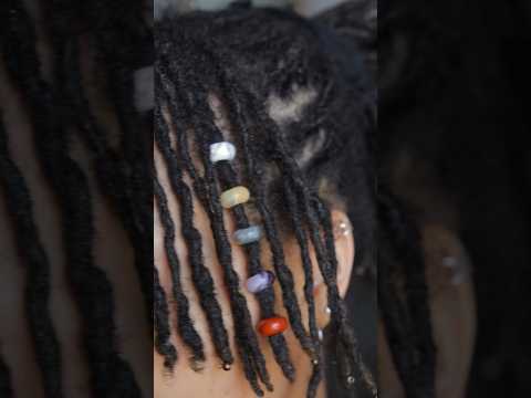 Love me some Loc Accessories ✨. #locjourney #locs #locgoals #shortlocs #locstyles #naturalhair