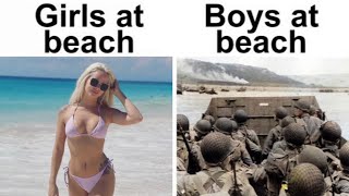 BOYS VS GIRLS MEMES MILITARY V4