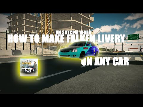 How to make Falken Livery in Car Parking Multiplayer!