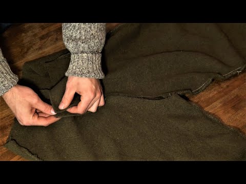 Wool Pants DIY - Winter Bushcraft Clothing From a Cheap Wool Blanket