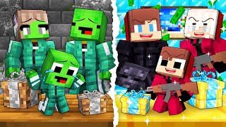 JJ and Mikey: SQUID GAME Family Battle in Minecraft - Maizen