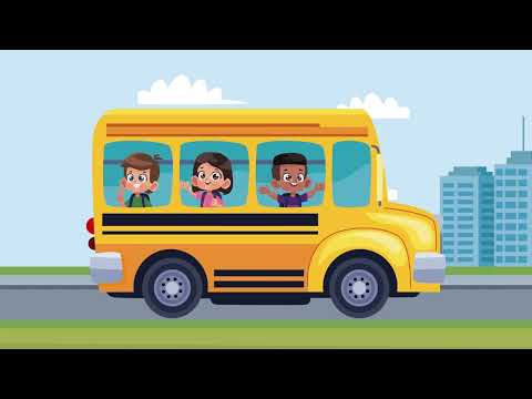 Wheels on the Bus | Fun Version 2 | ElephantRhymes | Sing Along & Learn