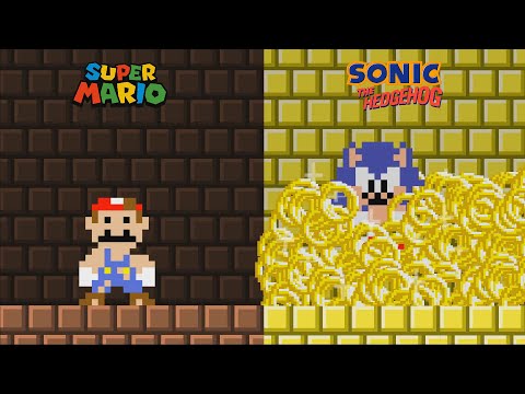 💸Poor Mario and Rich Sonic in Mario Wonder (Mario Movie)