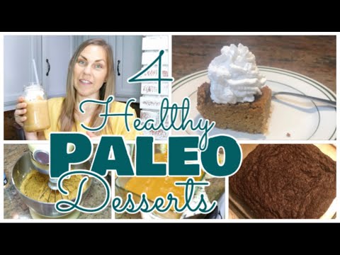 4 Healthy Dessert Recipes for Fall | Easy Paleo Recipes | Desserts healthy enough for breakfast!