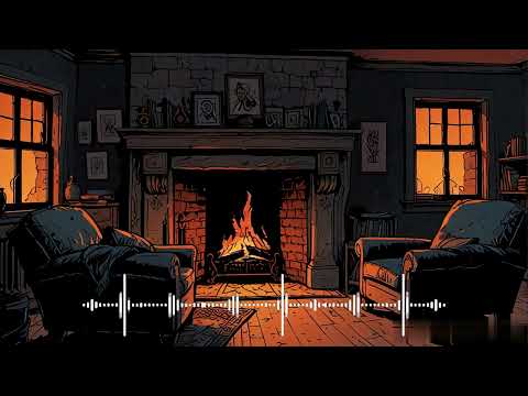 🔥 Fireside Relaxation 2 Hours - LoFi Beats for Fireplace Background 🔥[2K]