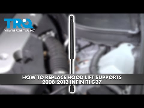 How to Replace Hood Lift Support 2008-2013 Infiniti G37