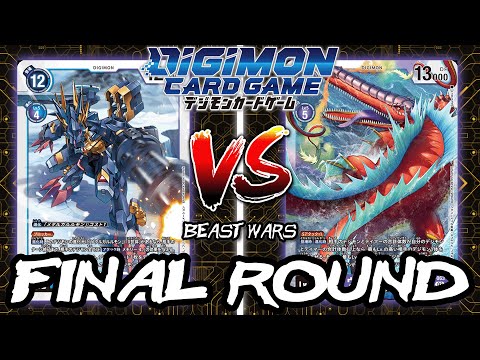 MetalGarurumon X VS Leviamon!! | Digimon Card Game: EX5 Animal Colosseum Beast Wars (FINAL ROUND)