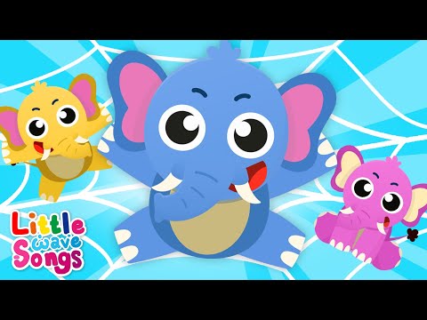 🐘One Elephant Went Out To Play | Elephants Song | Kids Songs | Little Wave Songs - Baby Coco