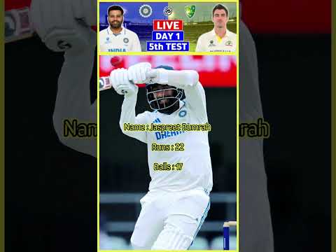 Jaspreet Bumrah | 5th Test vs Australia #trendingshorts #cricket